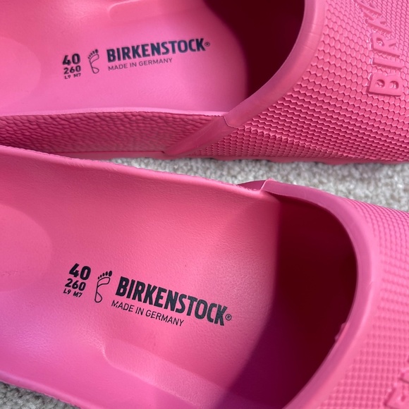 Birkenstock Eva Barbados Pink Slip On Sandals Shoes 40 - Picture 2 of 4